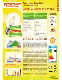 LED Pure-Z 4.2W E27 (wählen... 2